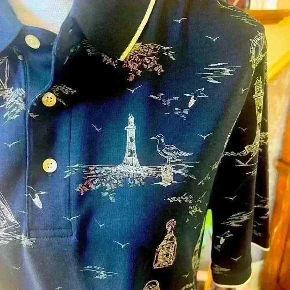 Lands End Men’s pullover 100% Supima Cotton Medium. 38/40.  Excellent condition - Picture 4 of 10